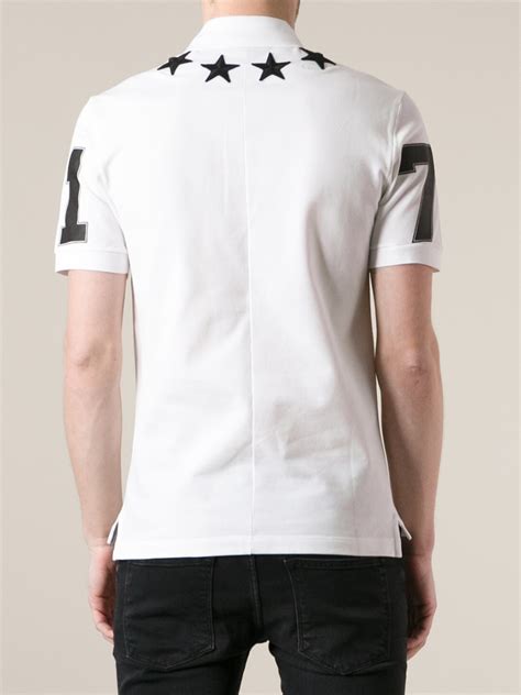 givenchy white star embroidered point collar shirt|Givenchy Star.